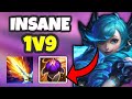 SICK 1V9  (LITERALLY) Gwen vs GP top EUW masters