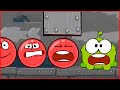 Red Ball 4 with mod for Om Nom Stories.All Levels.Красный шарик с модом на ам ням