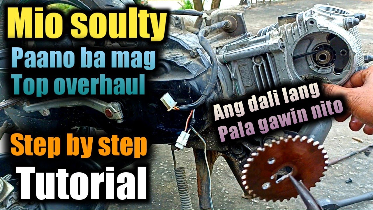 Paano mag top overhaul ng mio soulty/Sporty,,Para sa mga newbie / Step by step tutorial / Part 3
