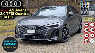 2026 Audi A5 Avant 2.0 Tfsi Quattro 204 Ps Test Drive Fuel Consumption & Performance Review