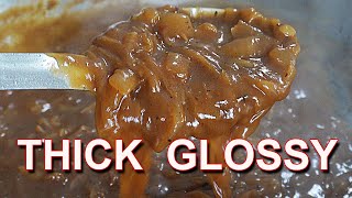 Onion gravy – How to make the best Onion Gravy – THICK GLOSSY with ONIONS!