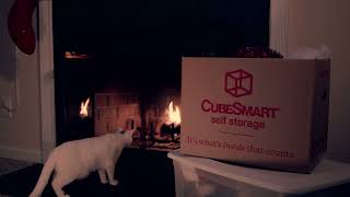 🔥 CubeSmart Cozy Yule Log | The Warmest Way to Make Space This Season 🔥
