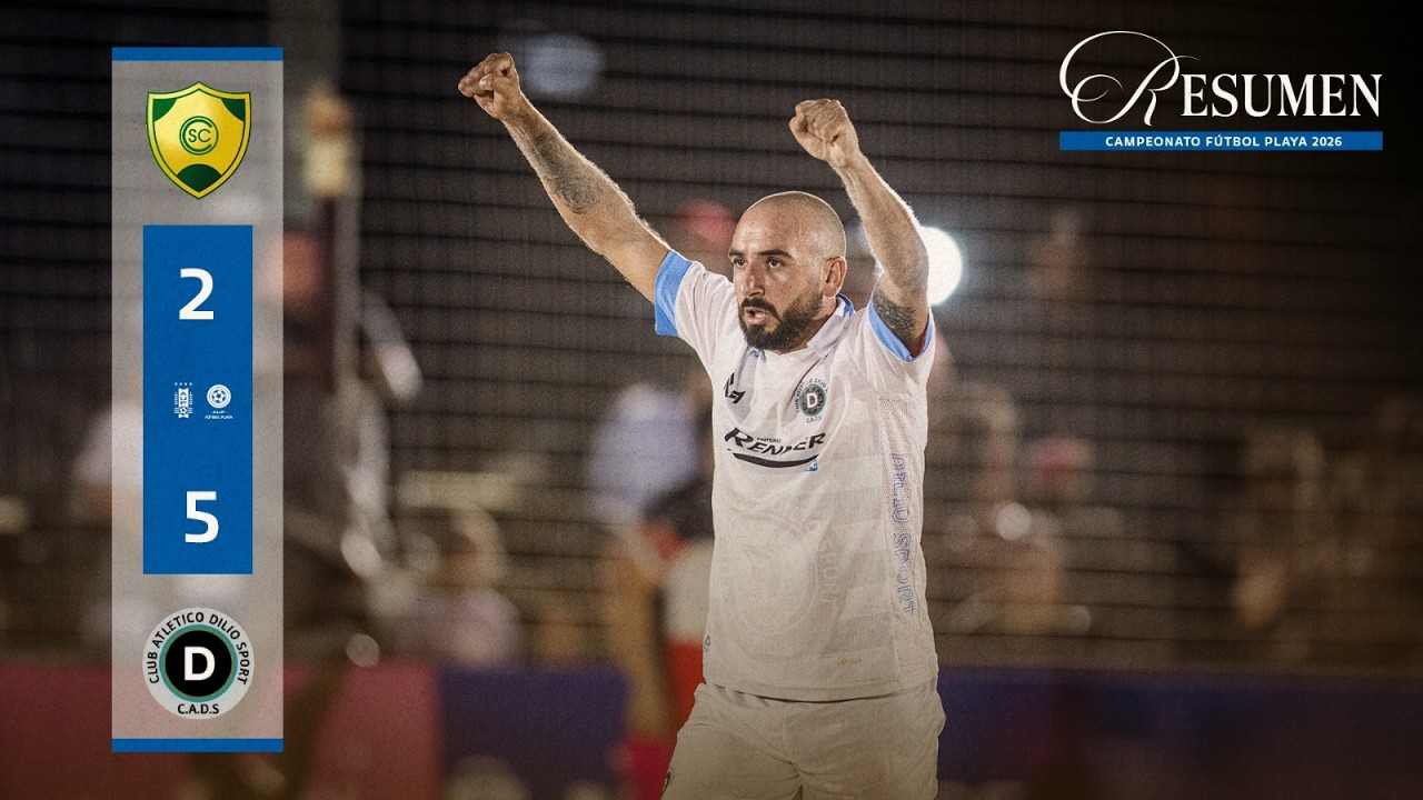Cerrito 2-5 Dilio Sport | Resumen del partido | Campeonato Uruguayo de Fútbol Playa 2026 | #AUFTV
