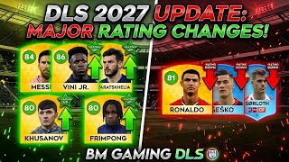 DLS 2027 MAJOR UPDATE – PLAYERS RATING UPGRADES & DOWNGRADES | PART 2 screenshot 3