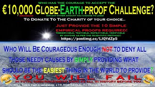 1 BITCOIN (minimum) Globe-Earth-Proving Challenge for Charity