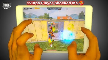 😱120Fps Player Shocked Me / iPad Mini 5 Vs 120fps Pro Tdm Player 🔥 Full Handcam - pubg mobile