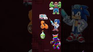 Hero Evolution | Sonic vs Mario Monster Warden #minecraft #supermario