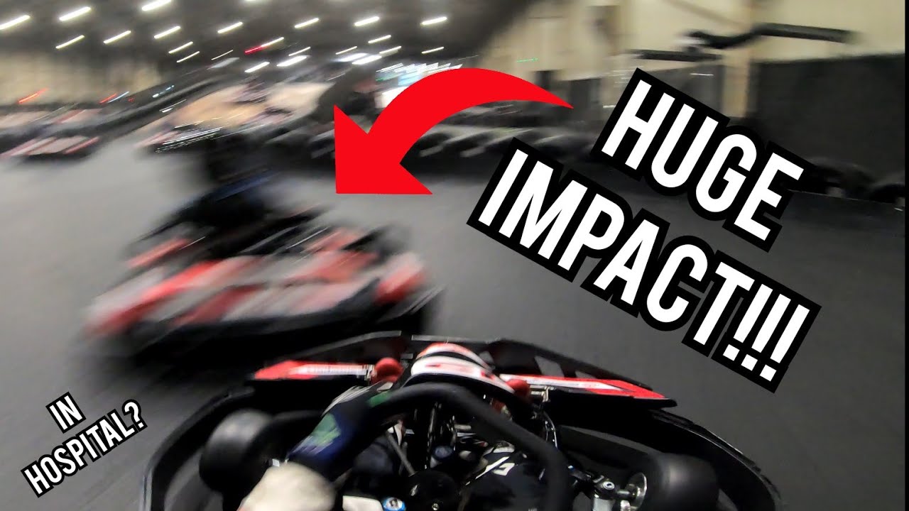 Having A HUGE CRASH At Teamsport Manchester Trafford!!