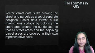 53.  File Formats in GIS