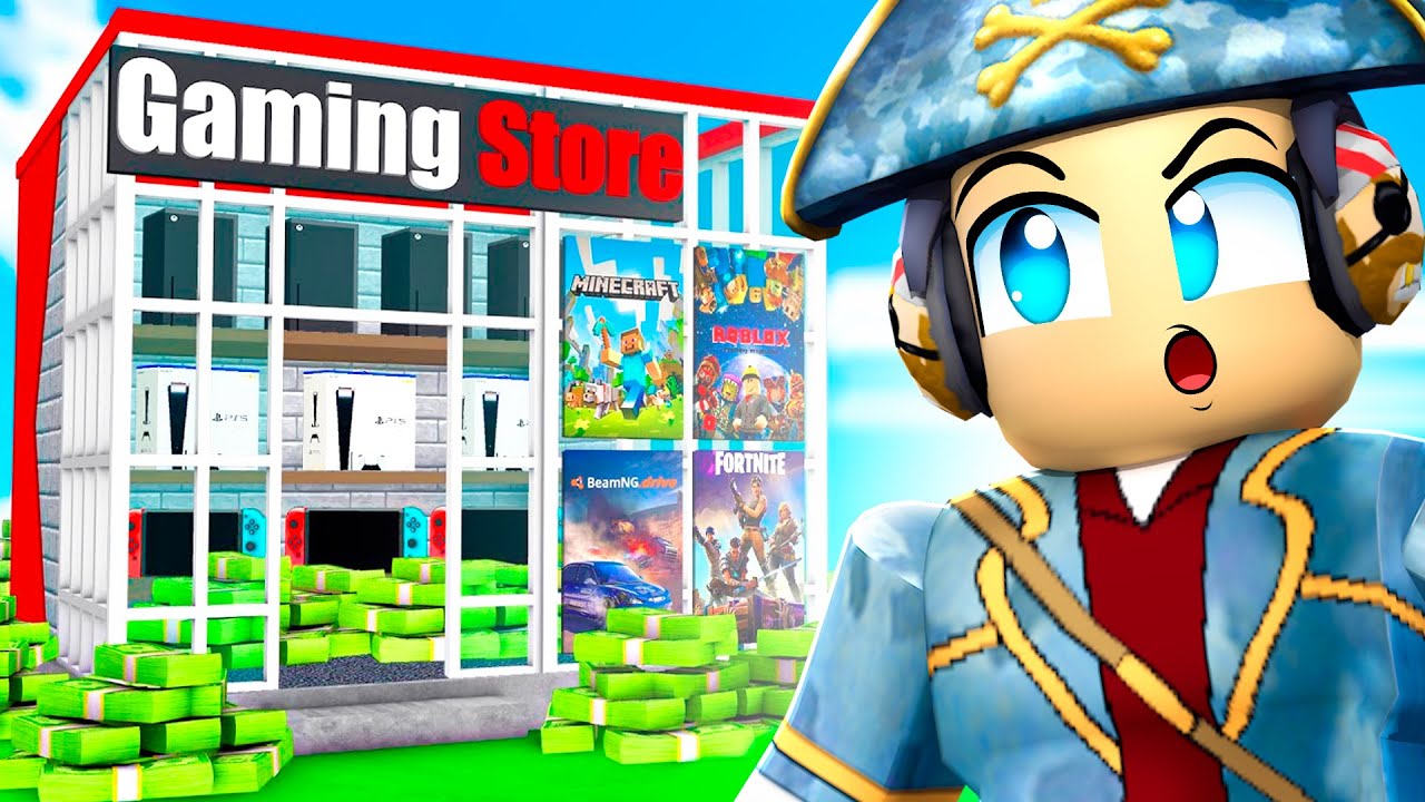 COSTRUISCO IL MIO NEGOZIO DI VIDEOGIOCHI SU ROBLOX!