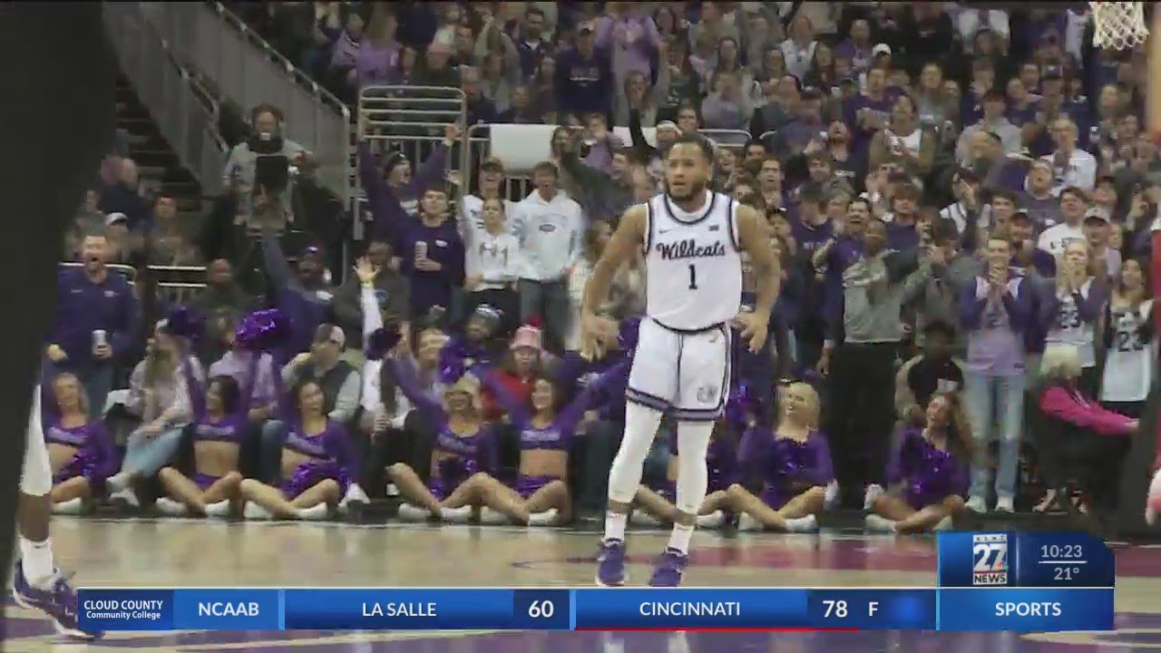 KState basketball beats Nebraska YouTube