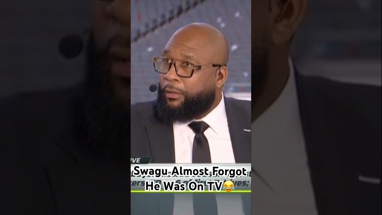 Marcus Spears Almost Forgets He Is On TV
