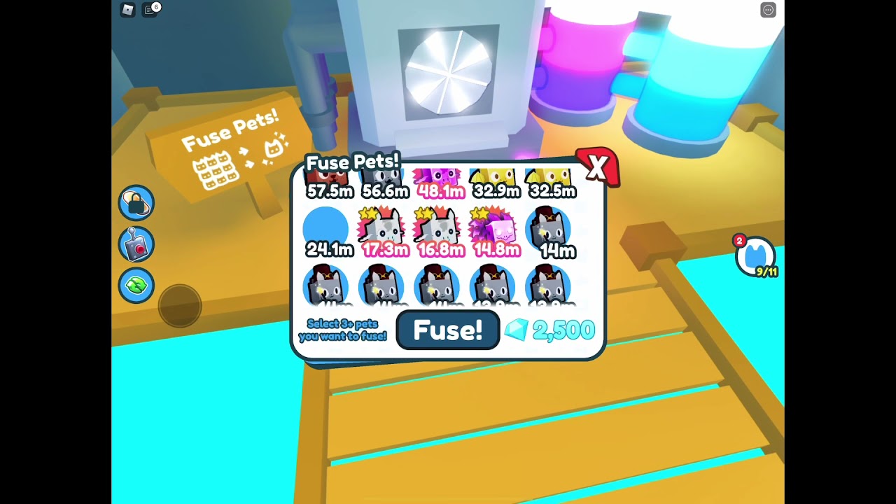 5 minutes of OP fusing combos! Pet Simulator X