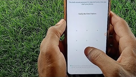 Oppo A54 | how to set pattern lock | pattern lock set kare | turn on password