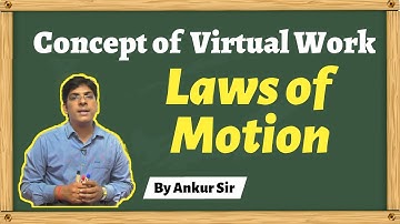 11th Class - NEET Physics - Concept of Virtual Work - Laws of Motion - NEET 2020 2021