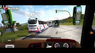 adu gengsi balapan bus Sugeng Rahayu, bus pariwisata, Sumber Selamat, po Haryanto versi bussid. screenshot 1
