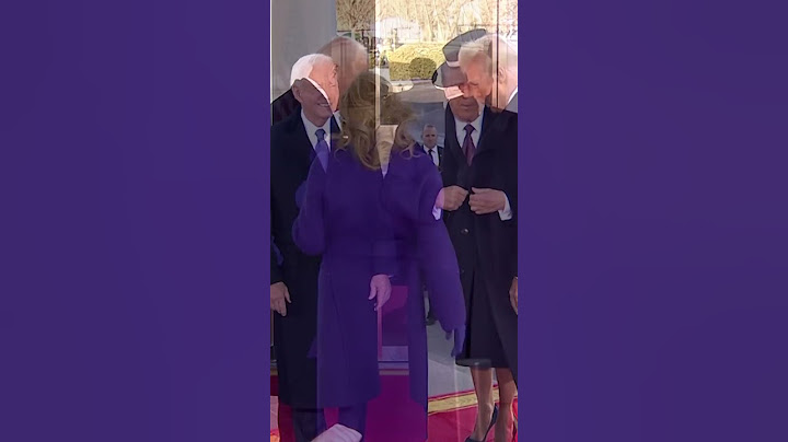 Bidens welcome Trumps back to the White House