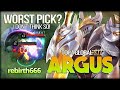 20 Kill. The Most Underrated Fighter? rebirth666 No. 1 Argus S11 - Mobile Legends