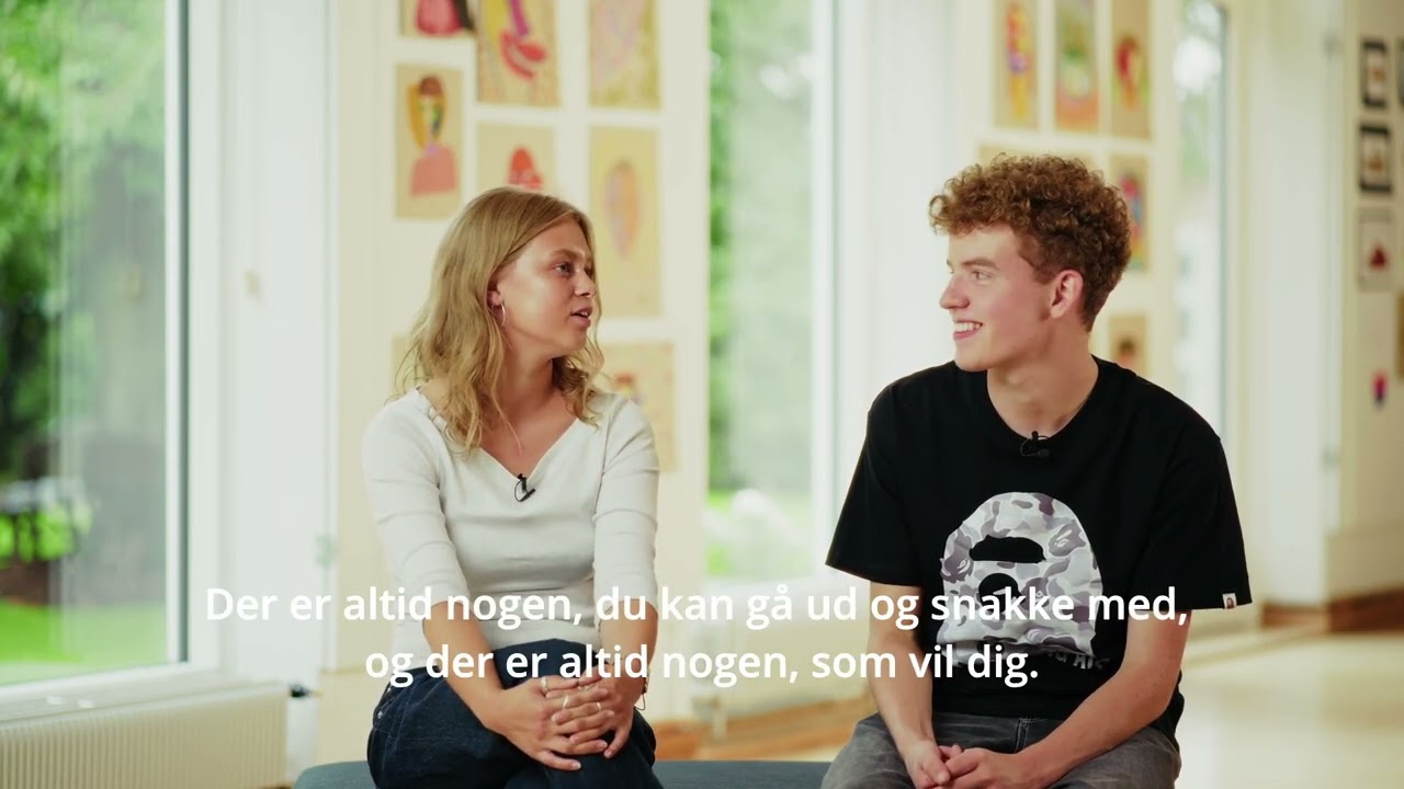 Tidligere elever, Jens og Zoe taler om Ågård Efterskole
