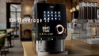 Introducing KOFI TIME bean-to-cup coffee vending machine! Freshly brewed Coffee for office & Cafe!!