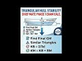 Tricky Q5 Jan 2023| Triangular Hull Stability Calculation | Chief Mate Phase 1 |Naval Architecture 1