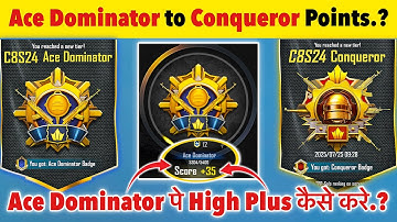🇮🇳DAY 36 - Ace Dominator to Conqueror Points⁉️ High Plus Tips🔥| CONQUEROR RANKPUSH TIPS & STRATEGY✅