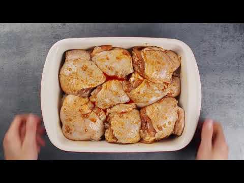 Видео рецепт Бедрышки в лаваше в духовке