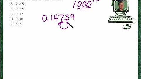 Praxis Application DEC001  Rounding decimal numbers