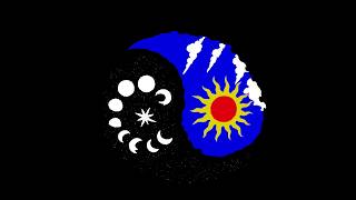 How to Create Celestial Yin Yang Art in Blender using Planes ☯️☀️ | Full Tutorial (22 Min)