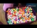 LVC students Karly Siffin Heather LaSalle and Emily Franke get Easter eggs ready for the egg hunt at