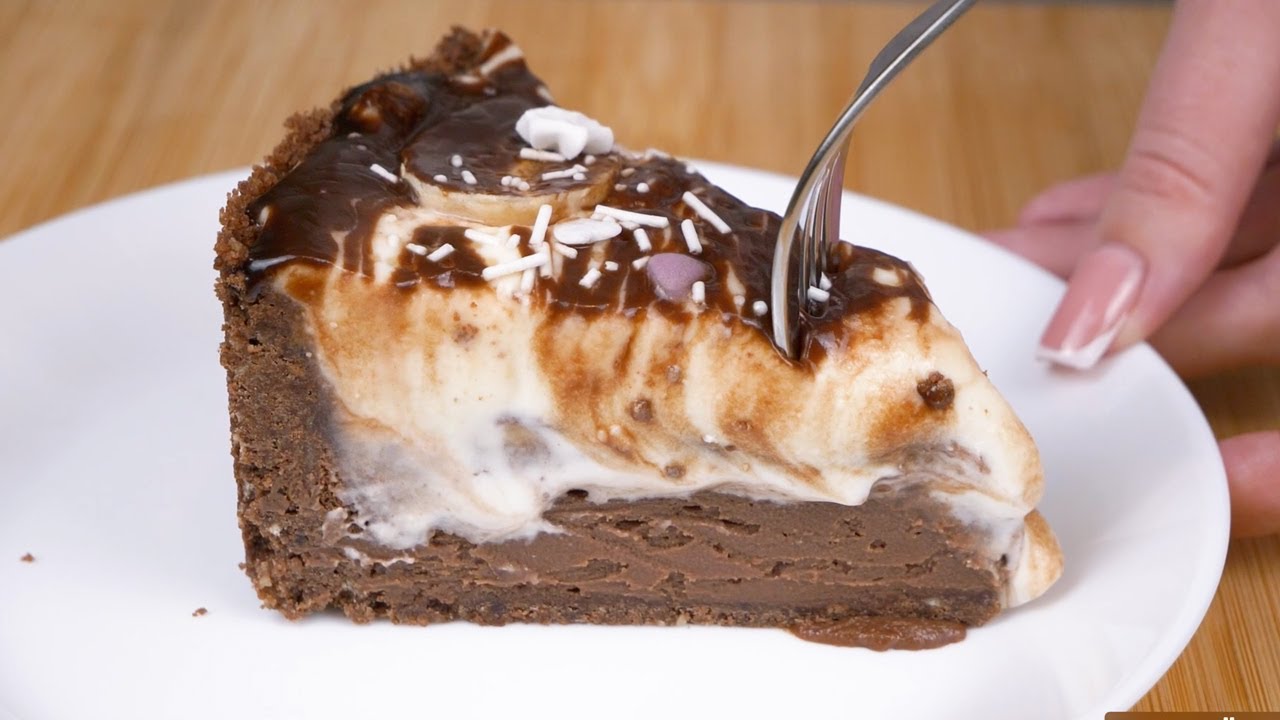 🍌Банановый торт ❗без муки, без яиц, без духовки Очень простой рецепт вкуснейшего десерта