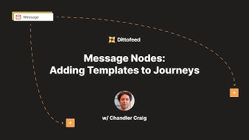 Message Nodes - Adding Email & SMS Templates To Journeys