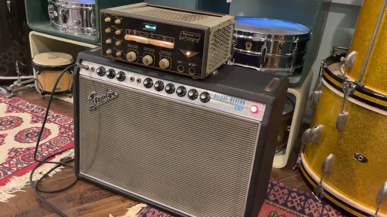 1960s Dynacord Echocord Super Tape Echo Delay Unit Black S65