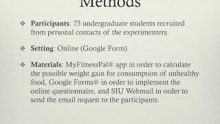 Health Discounting Survey: Delay Discounting of Dietary Options