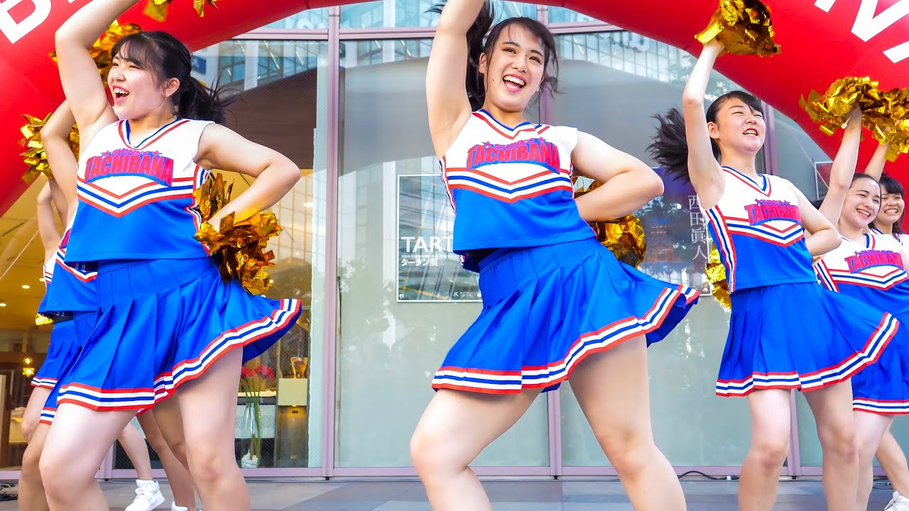 JK チア 4K Fancam] Blue schoolgirl cheerleading Cute dance Japan [직캠] - YouTube