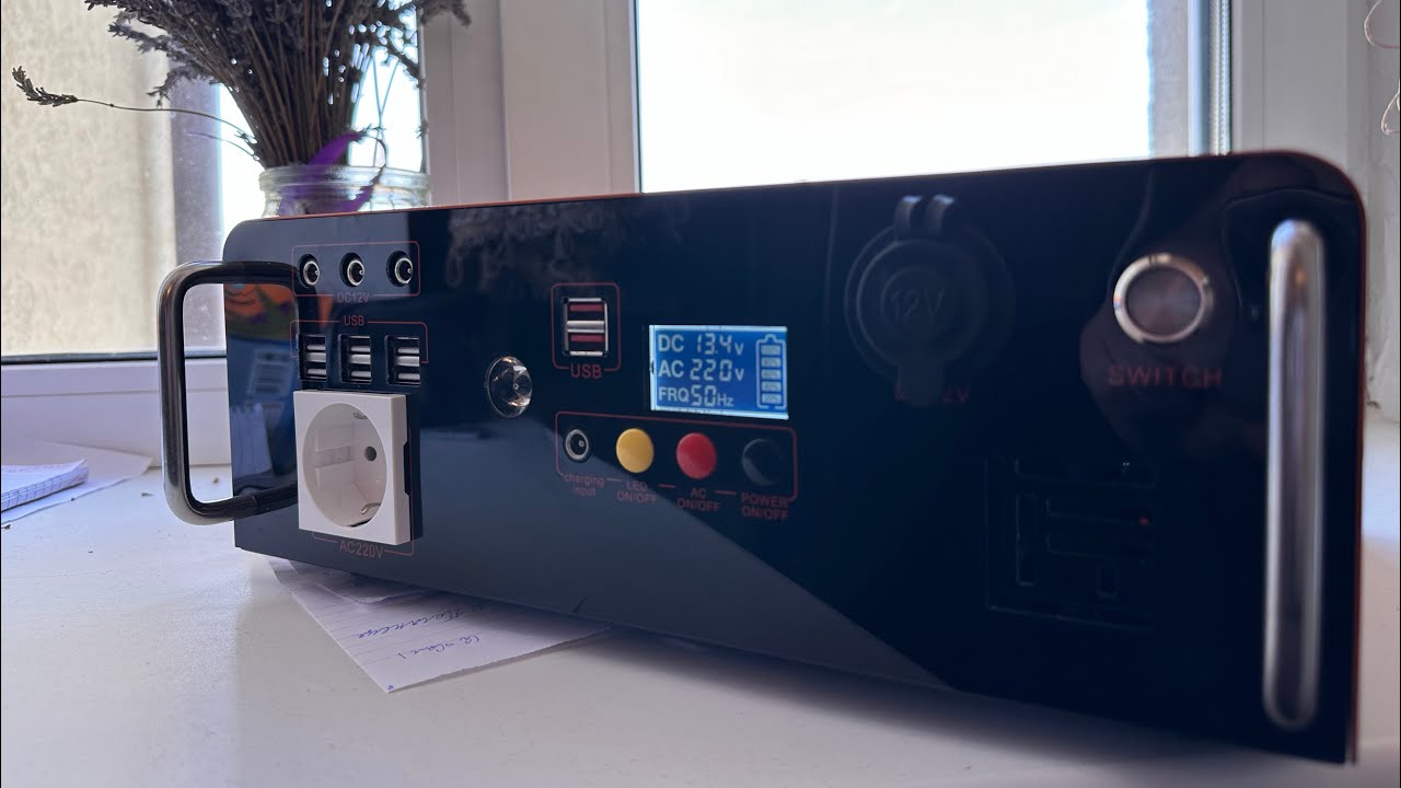 Коротенький огляд зарядної станції на 500 ватт/год та 600 ватт/год ...