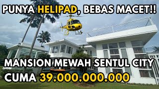 TURUN HARGA! ADA HELIPADNYA! Mansion Mewah di Sentul City Cluster Sierra Madre, View Pegunungan