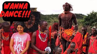 Maasai Jumping Dance Raw Footage African Safari Vlog Part-1 Adumu Dance At Maasai Mara