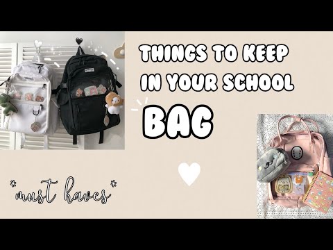 Things That You Carry In Your School Bag Fun Time Activity 2  YouTube