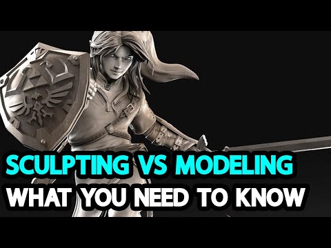 3D Modeling vs Sculpting, What Are The Differences