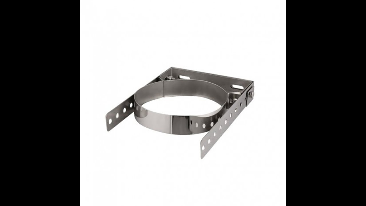 The AllFuel HST Adjustable Wall Bracket for Class A Double Wall Insulated Chimney Pipe