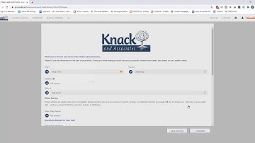 Knackly Client Intakes - Start the intake for your clients and have the complete intake