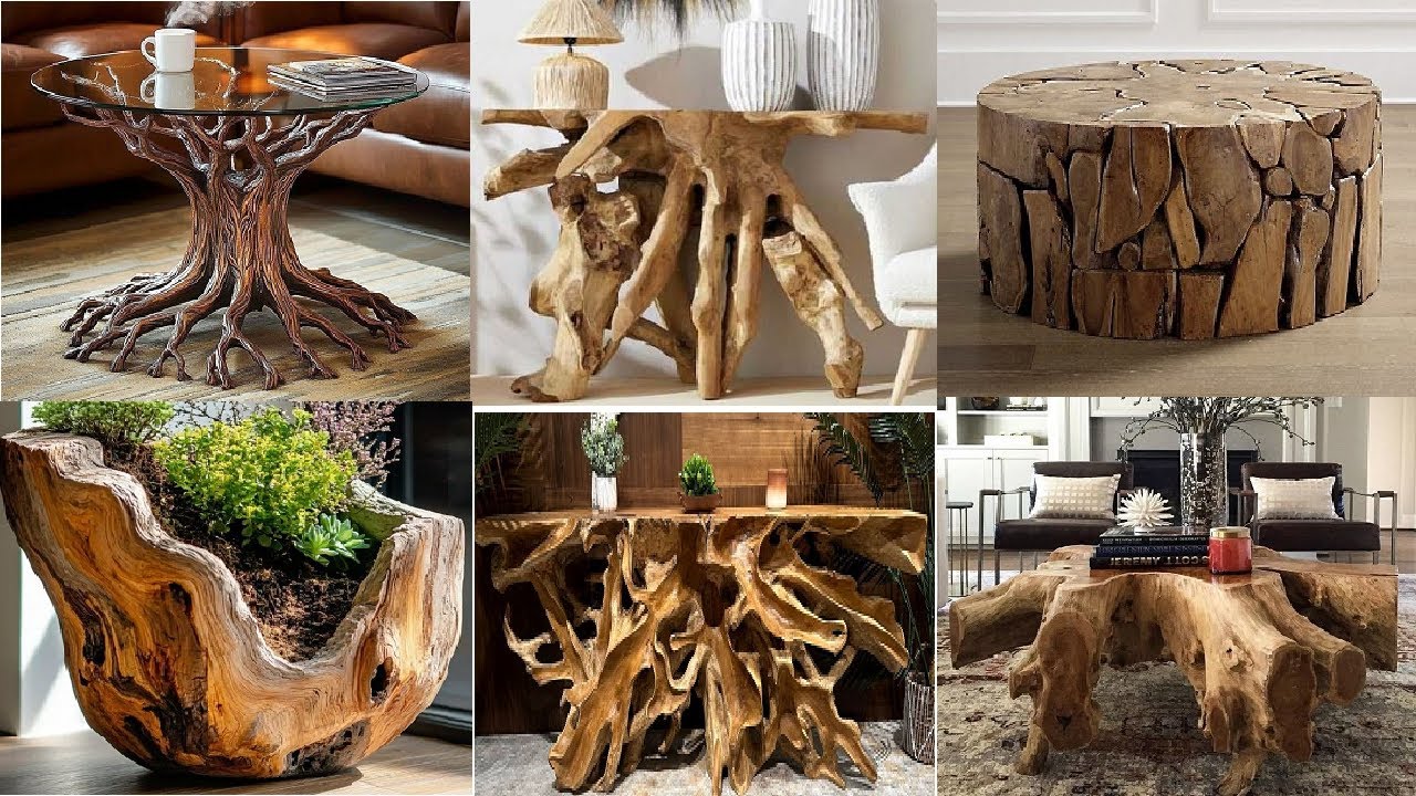 Tree Roots Reimagined Stylish & Functional Woodcraft Ideas for the ...