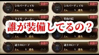 ロマサガrs 誰がどの装備をしているのか簡単に見れる方法ってないですかね ソートのレアリティ順に違和感他 ロマンシングサガリユニバース 実況 Part 55 Youtube