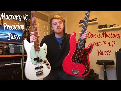 can-a-mustang-out-p-a-precision-bass?-|-fender-mustang-vs-precision-bass-|-d'addario-chromes