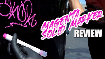 Magenta Streaker Review (ArtPrimo Solid Marker) + Split Streaker Tutorial