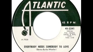 Everybody Needs Somebody To Love (1964) - Solomon Burke - Trade Martin on Guitar - Trade Martin