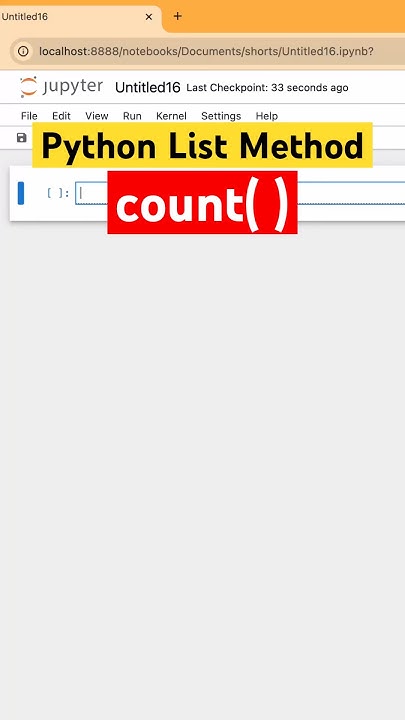 Python List Method .count()#python #programming #codingforbeginners ...