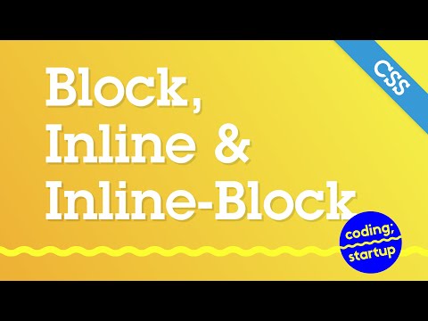 #CSS Block, Inline 與 Inline-Block
