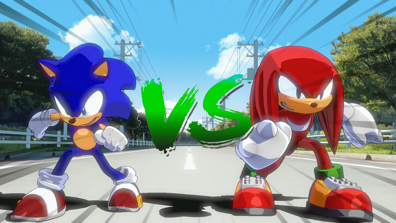 Sonic vs Knuckles vs Super Sonic vs Sonic Exe